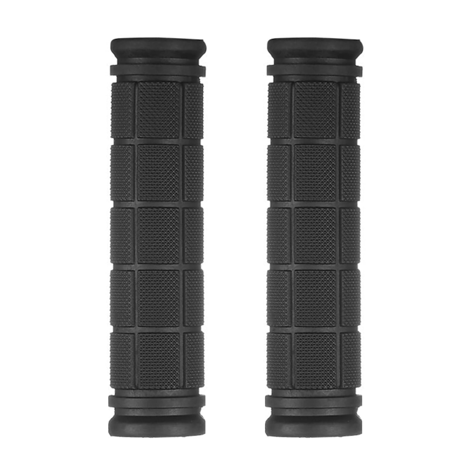 Qinlenyan Bike Supplies Grip Accessories 1 Pair Non-Slip Bicycle Handlebar Grips Cover Ergonomic Design for Universal Fit Simple Installation Handle Replacement Black