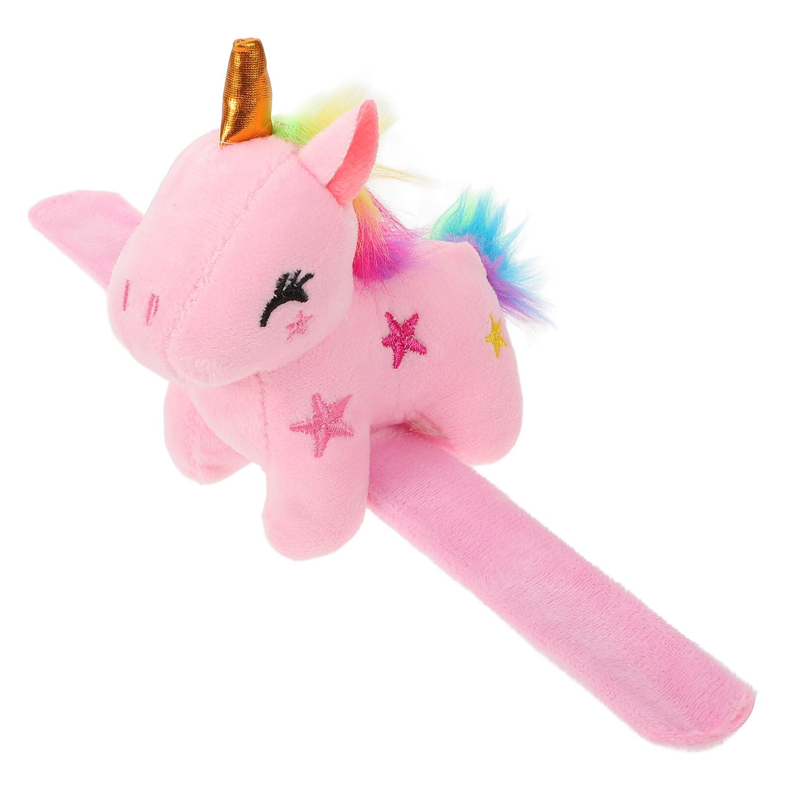 Kichvoe Animal Slap Bracelet Unicorn Theme Comfortable Plush Wristband for Boys and Girls Birthday Party Favors