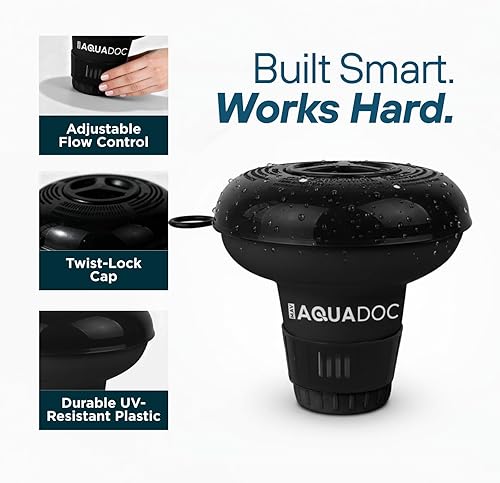 Miniatura 3 de MAV AquaDoc Flotador de tabletas de bromo y cloro para tabletas de 1.5 pulgadas para jacuzzis inflables