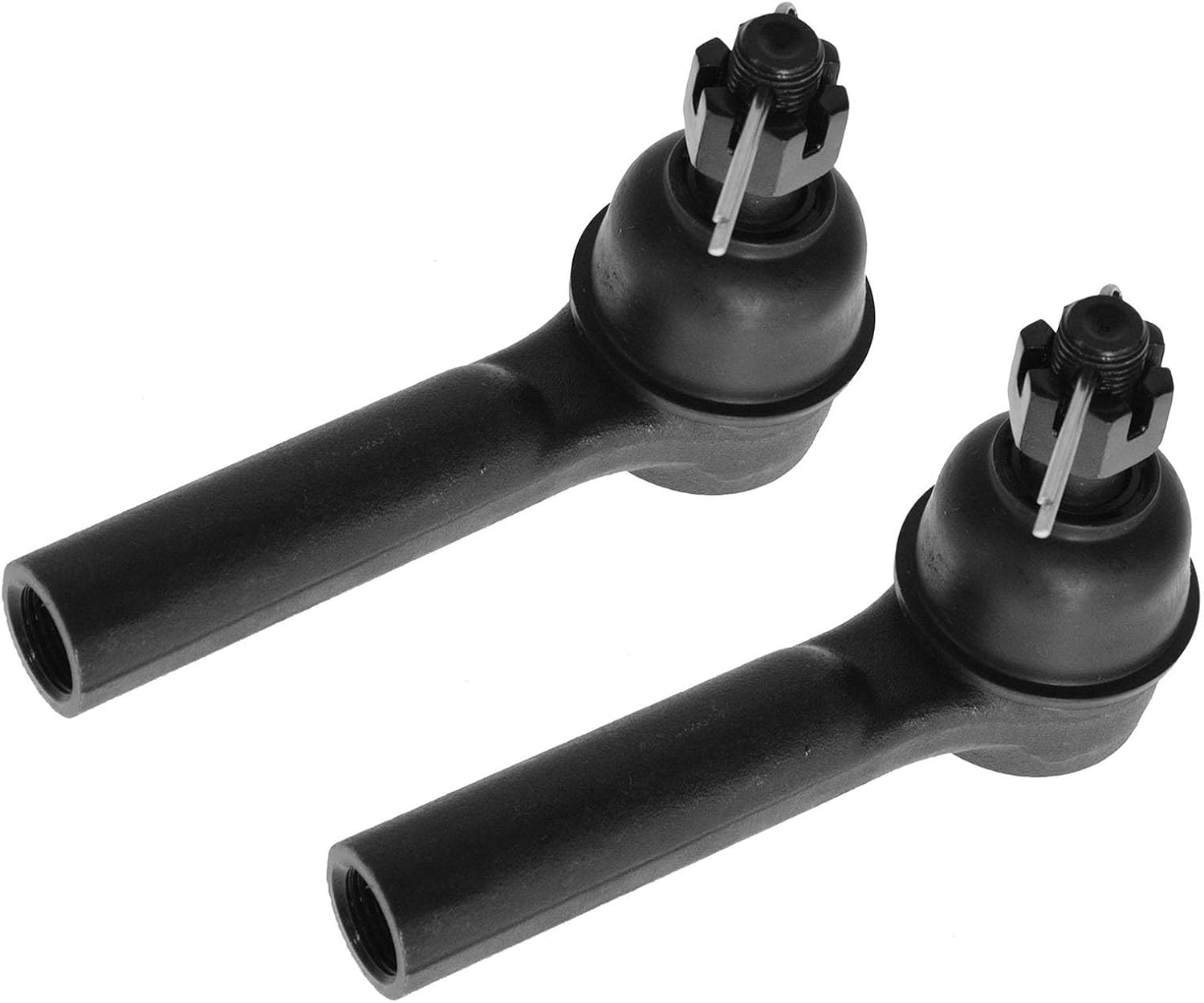 Front Outer Tie Rod Set 2 Piece Compatible with 2002-2008 Dodge Ram 1500 03-10 Ram 2500 03-10 Ram 3500