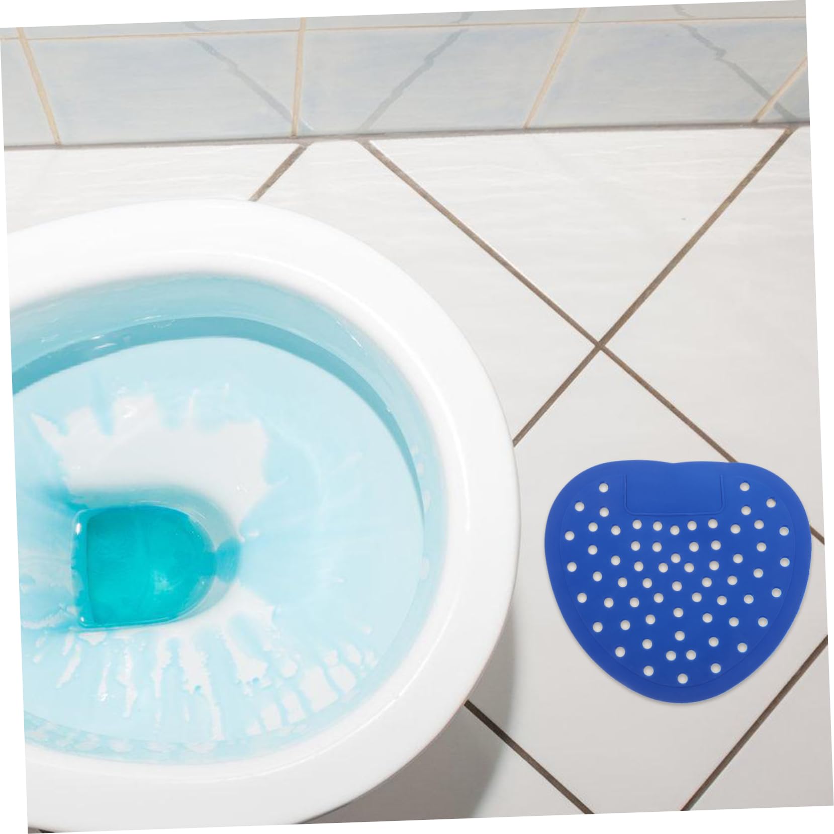 Pannello per Orinatoio 16 Pezzi in Plastica Antintasamento | Bagno Maschile, Controllo Odori e Freschezza, Accessorio Wc Facile da Usare