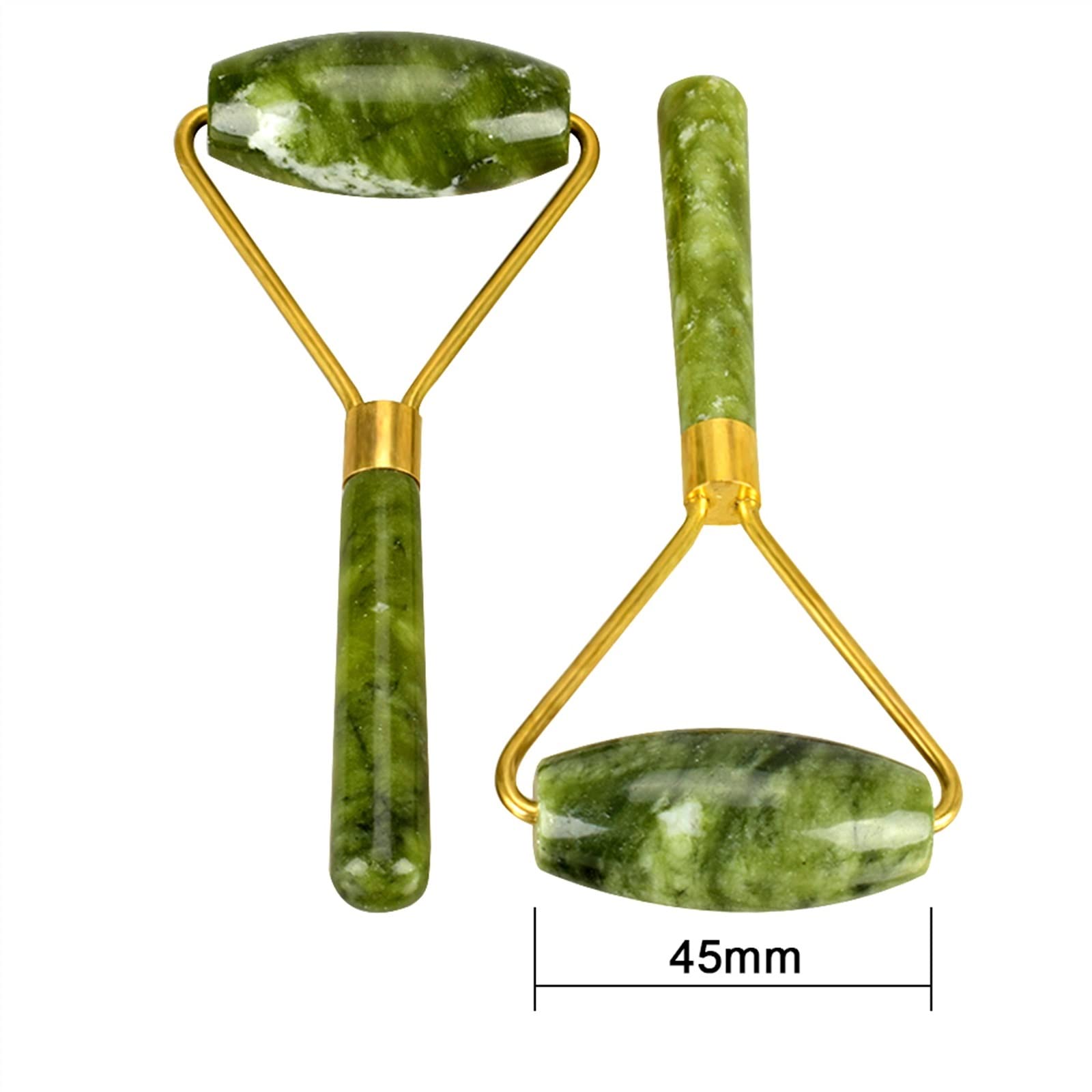 MOBYAT Masajeador de Rodillos de Jade del Sur, Cuidado de la Piel, Arrugas, raspado de Piedra, Herramientas curativas de Cristal, 1 Uds.