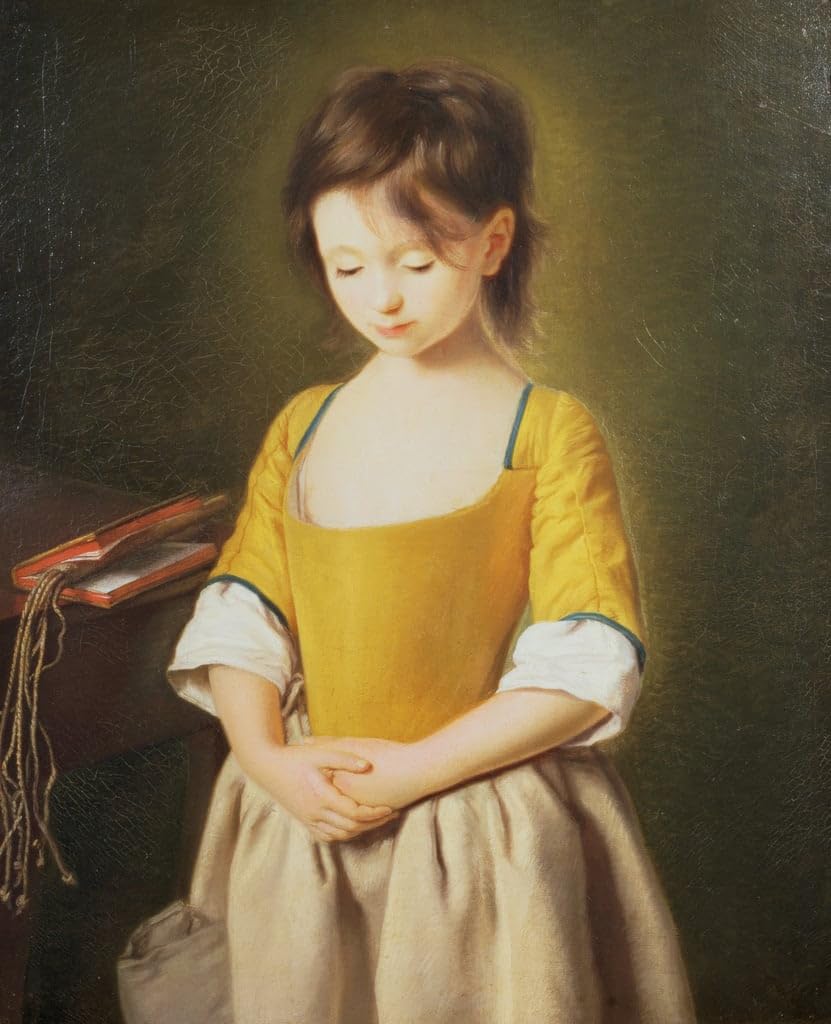 Psvdctoo Girls No Frame Famous Art Pictures Posters And Prints Portrait Of A Young La Penitente By Pietro Antonio Rotari Classic Pictures For Room Decor 60X90cm