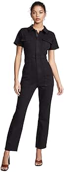 Amazon.com: Good American Women's Utility Jumpsuit, Black099