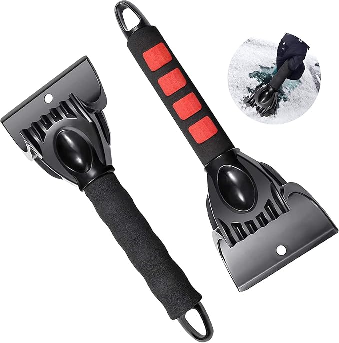 MoreJieka Ice Scraper, Car Scraper Set of 2 Will Scrape Pesky Frost and