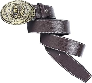 Cintura Western Da Uomo In Pelle Da Cowboy