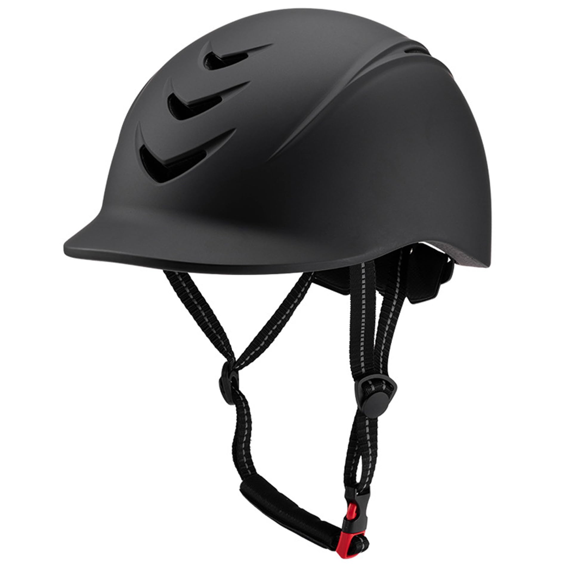 Casco da equitazione, cappello da equitazione con imbottitura morbida e traspirante con cinturino regolabile, cappelli e caschi equestri anticollisione di sicurezza per donna uomo, decorazioni all'ar