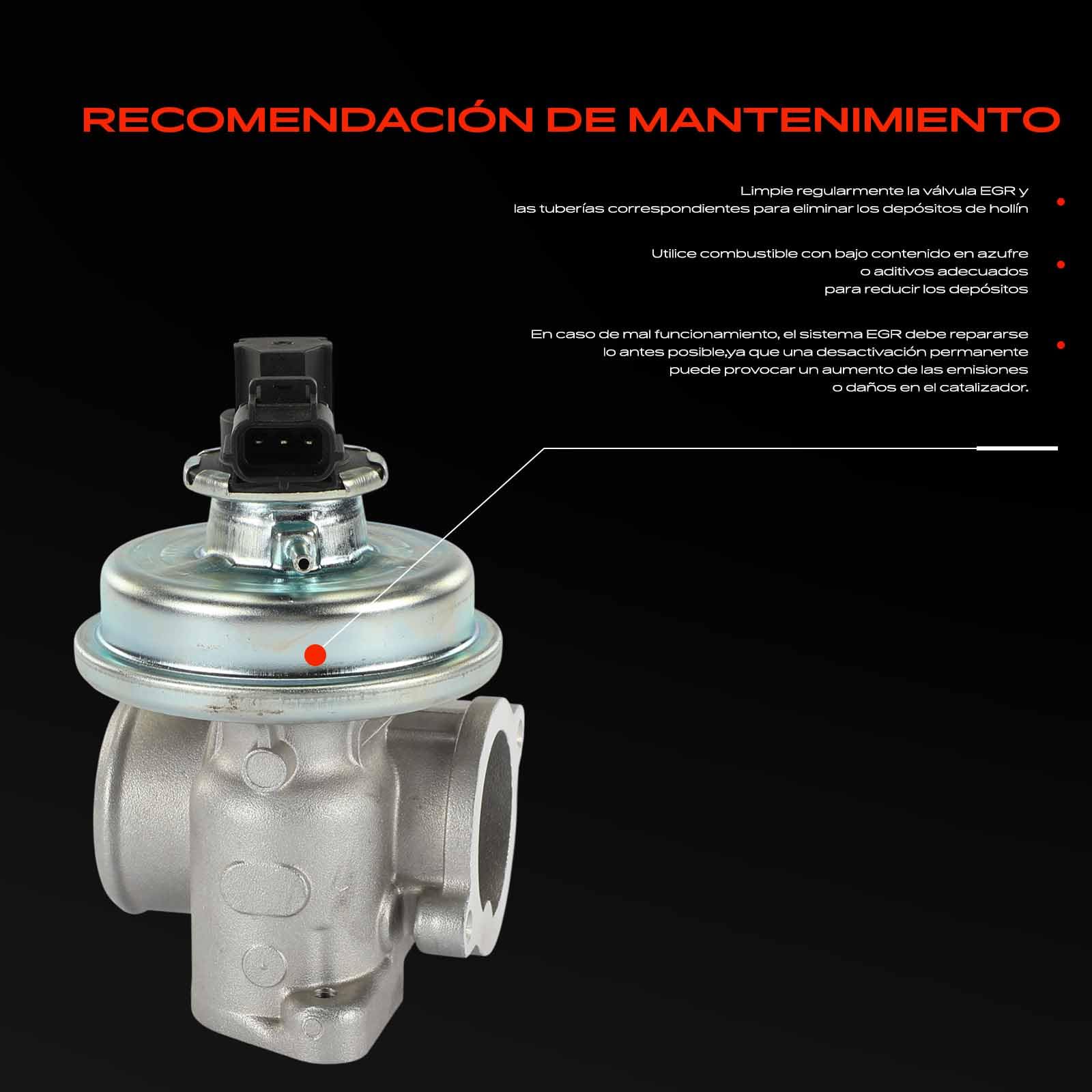 Frankberg Válvula EGR de 3 Polos 3C1Q9D475AA | Compatible con: Mondeo III Berlina B4Y, Mondeo III B5Y, Caja de tránsito FA, Plataforma/chasis Transit FM FN