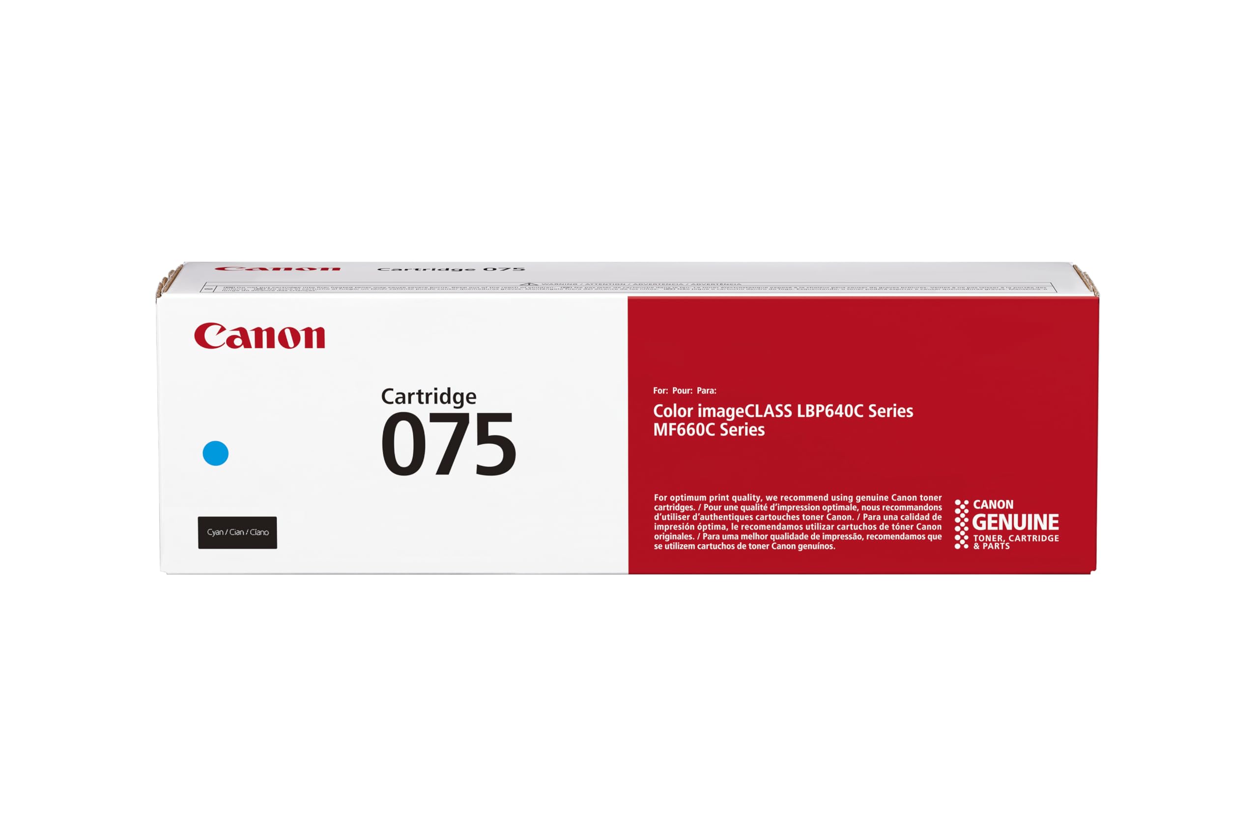 Canon Genuine 075 Cyan Toner Cartridge : Amazon.ca: Office Products