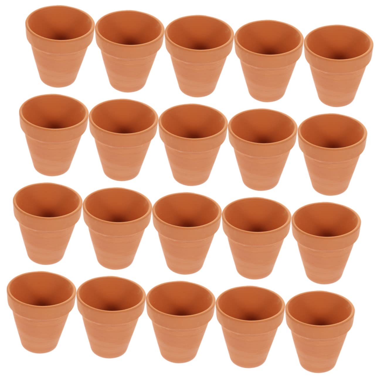 VICASKY 20pcs Mini Terracotta Pots for Succulent and Cactus Planting Drainage Nursery Planters for and Craft Projects
