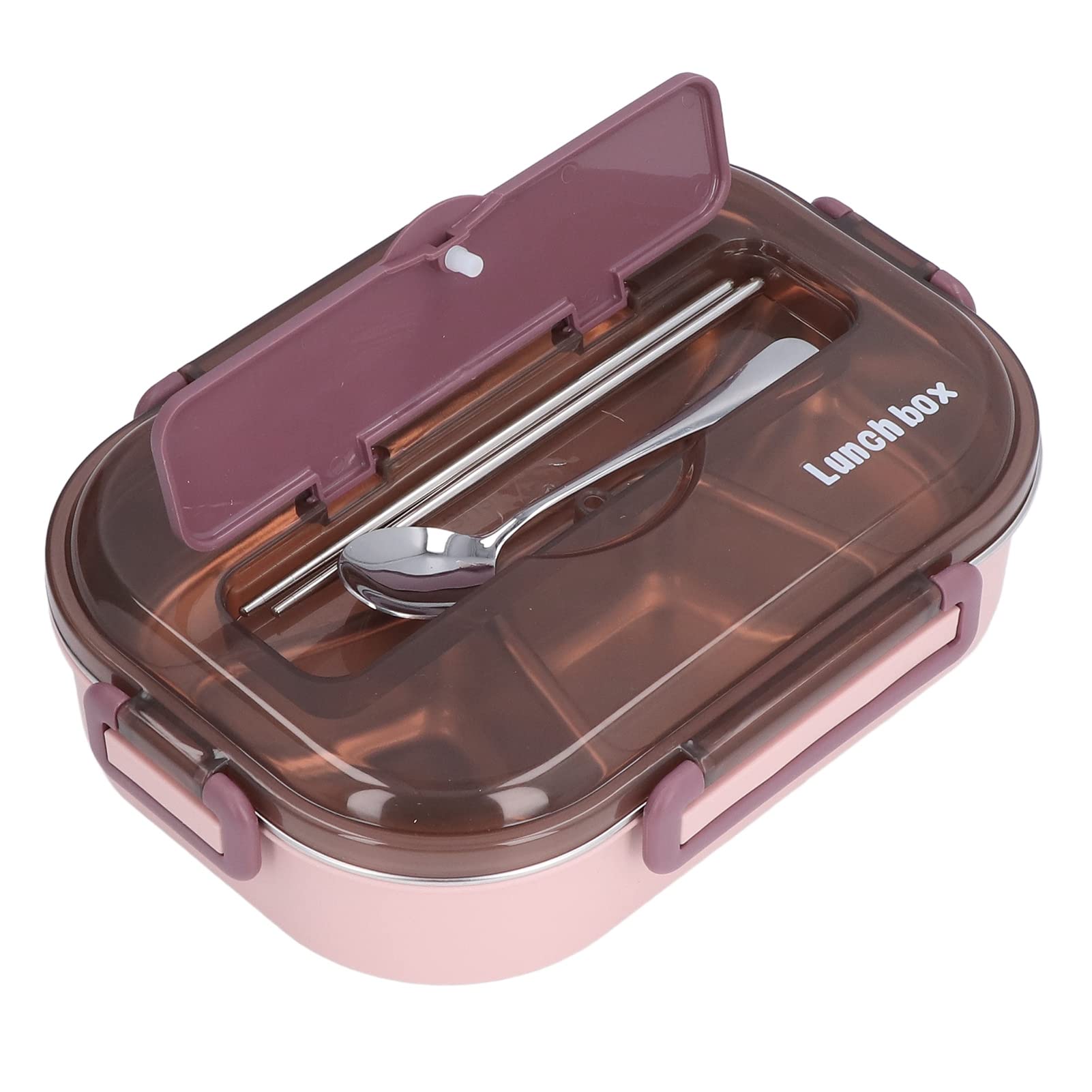 Boîte à déjeuner en acier inoxydable, employé de bureau, étudiant, enfant, boîte à déjeuner isolée séparée (Boîte à lunch simple)