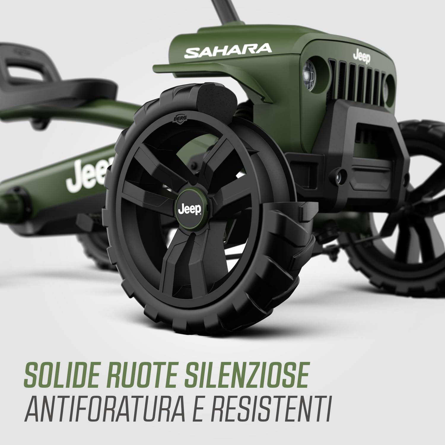 Berg Pedale-Gokart Buzzy Jeep Sahara dla Dzieci 2-5 lat, Zielony