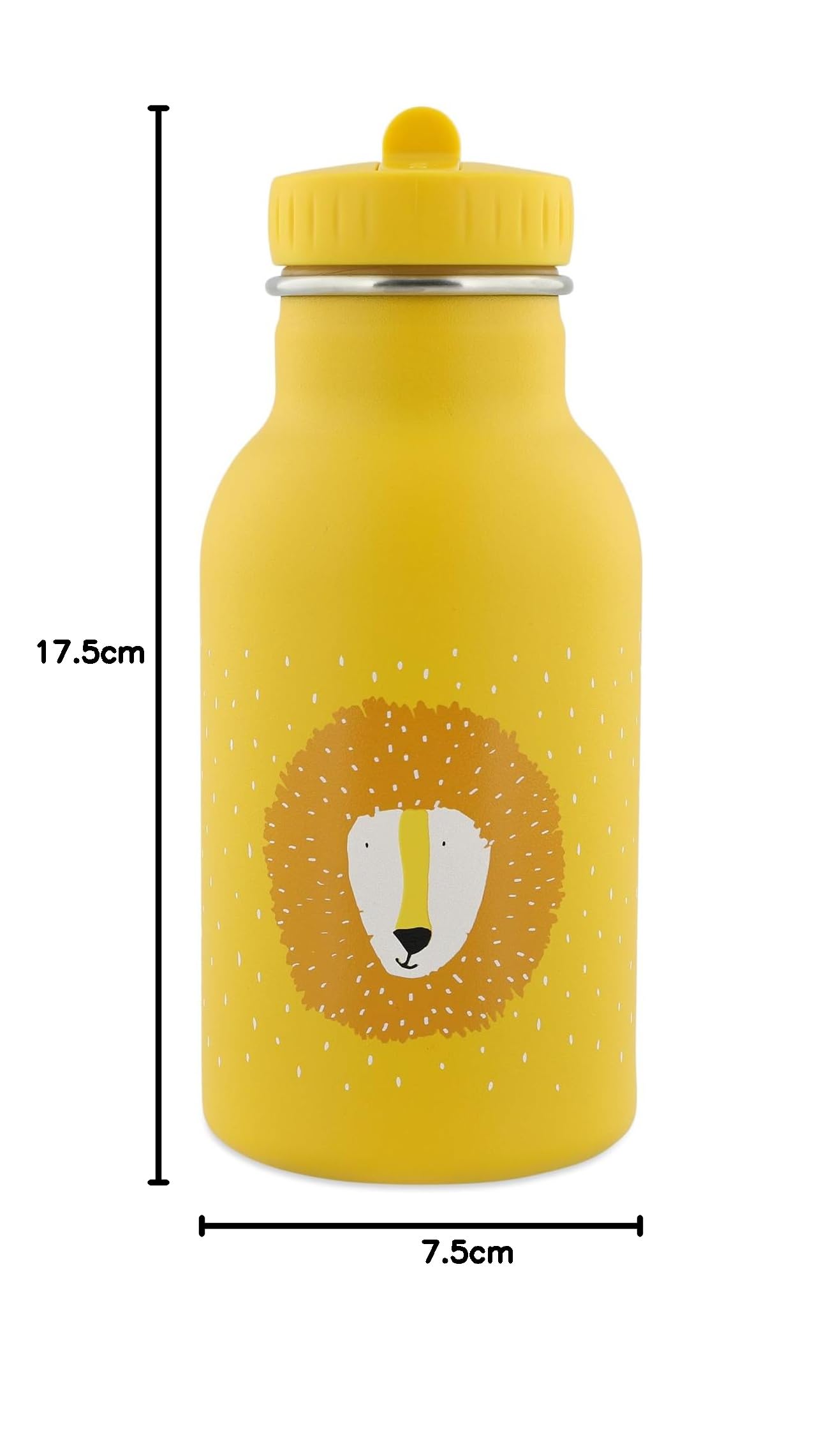 Trixie - Gourde Isotherme pour Enfants en Acier Inoxydable 350ml (Mr. Lion)