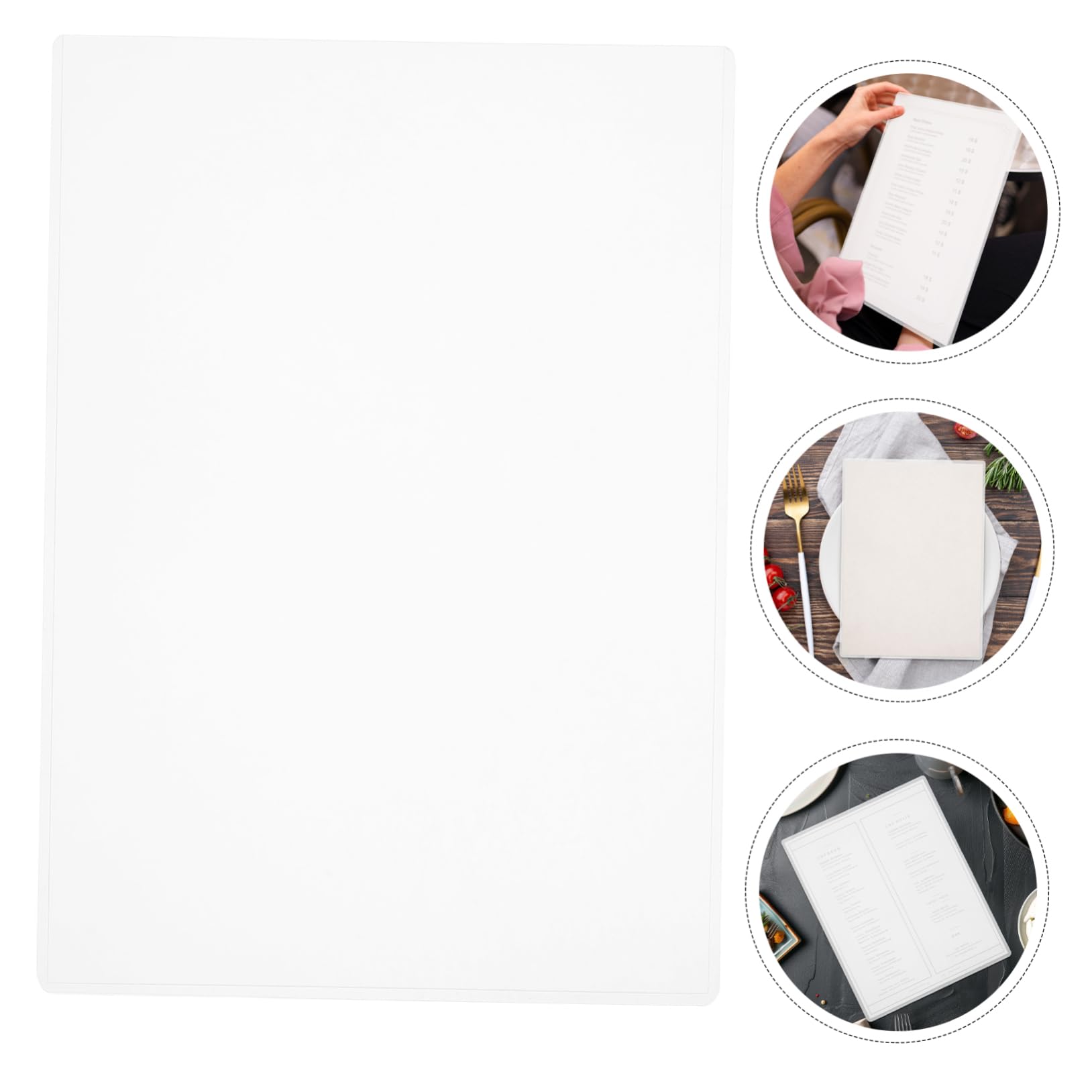 Custodie Rigide Trasparenti A4 in Plastica, 30 Pezzi per Documenti | Poster, Menu e Album Fotografici, Resistenti alla Deformazione, Uso Versatile, Facili da Utilizzare