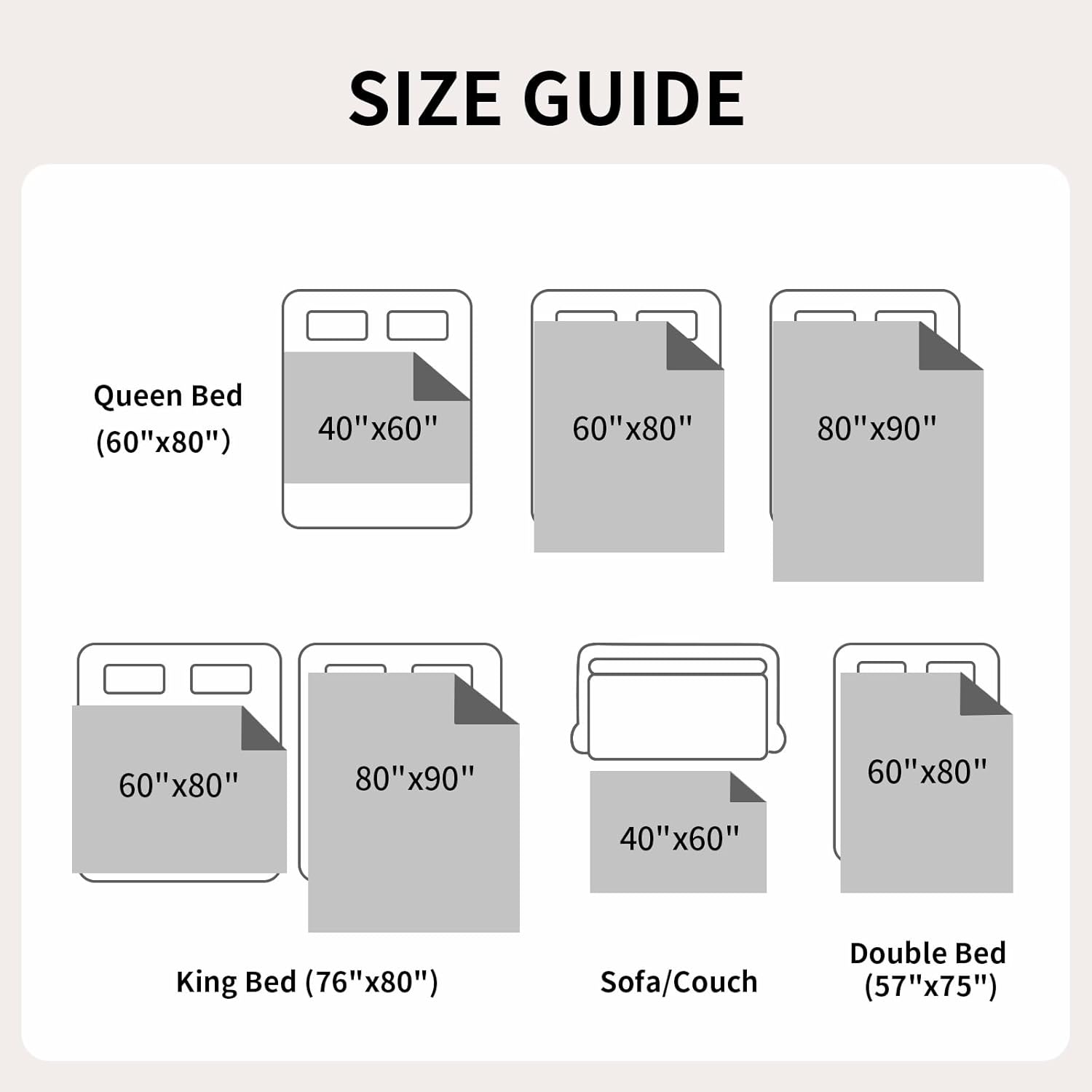 QiyI Waterproof Blanket for Bed Couch Sofa, Small Washable Reversible & Reusable Pet Dog Cat Throw Blanket, Leakproof Stain Resistant Sofa Cover, 40"x60", Dk Purple/Lt Purple - Image 8