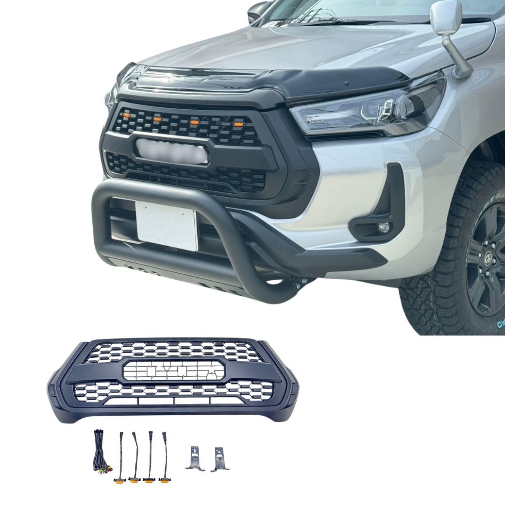 Amazon | GI☆GEAR レターグリル LEDマーカー付き 純正バンパー専用