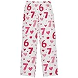 Pigsaly Boys Pajama Bottoms Valentines Day Pink Hearts Love Christmas 67 Long Bottoms Boys Pants Jogger Pants S