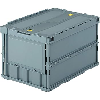 Amazon Trusco トラスコ 薄型折りたたみコンテナ 50lロックフタ付 グレー Tr C50b Gy Diy 工具 ガーデン Amazon Trusco トラスコ 薄型折りたたみコンテナ 50lロックフタ付 グレー Tr C50b Gy Diy 工具 ガーデン