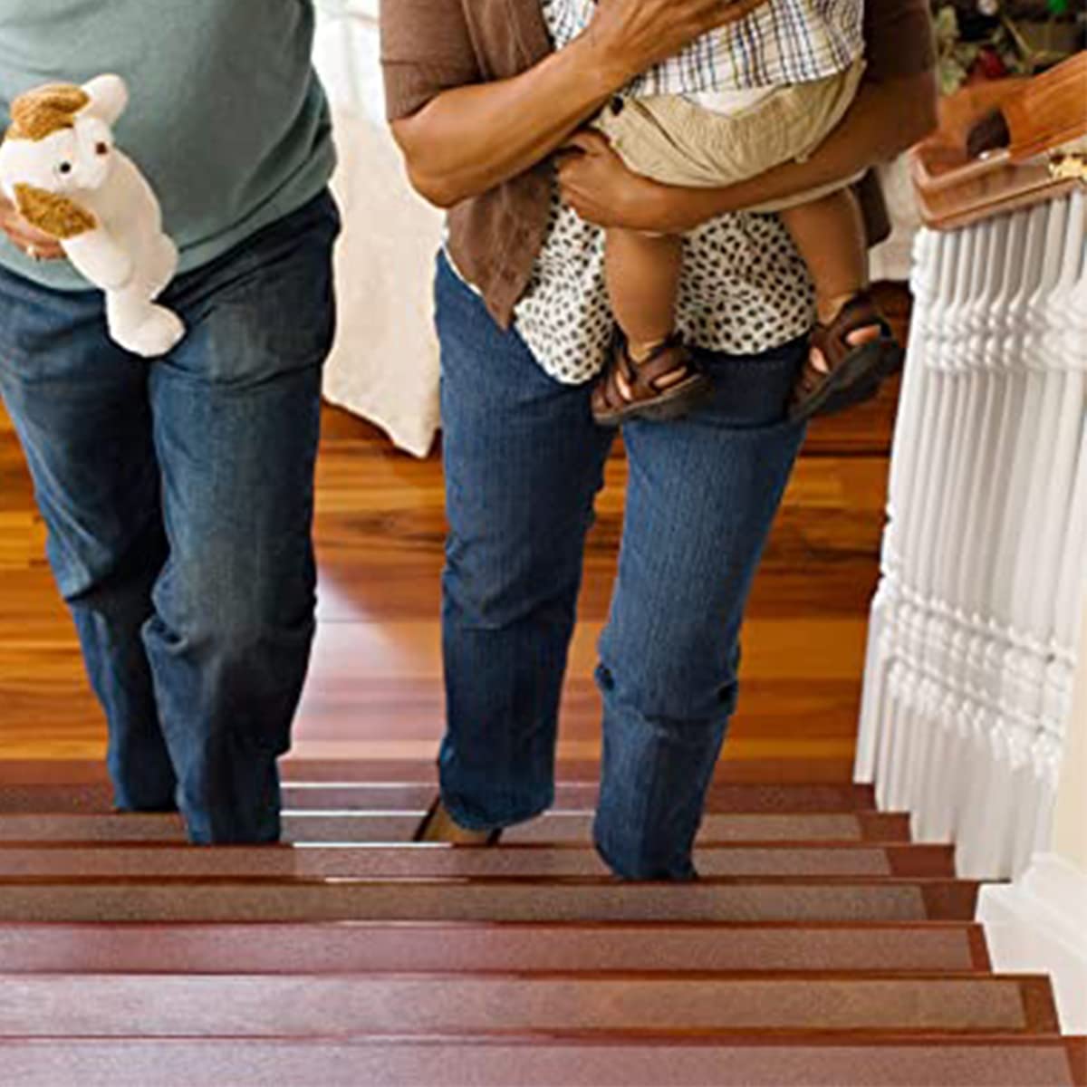 Nastro Antiscivolo Trasparente 2,5cm X 20m - Adesivo Sicurezza Per Scale Interni Ed Esterni - Foto 7