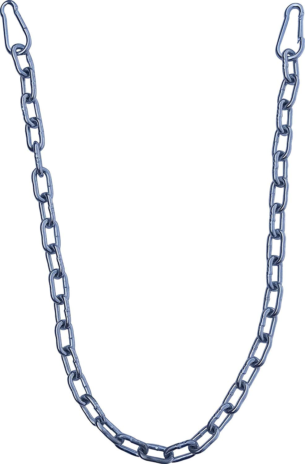 SKMT 4 Feet Metal Links Chain with Hook, Punching Bag Extension Chain, Hanging Chair Chain with Two Carabiners (B08CBMW27G) Amazon Price History, Amazon Price Tracker