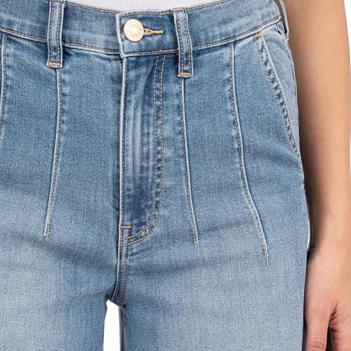 KUT from the Kloth Women's Goldie High-Rise Super Wide Leg Slash Pocket Front Dart in Unlimited3