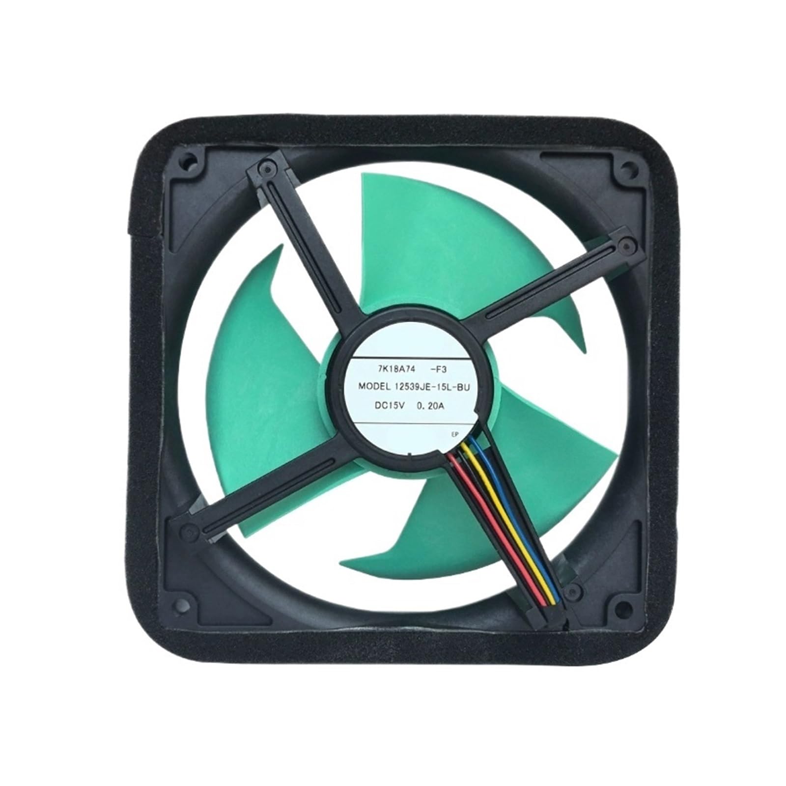 YMUGUEGH 125 * 125 * 39MM 12539JE-15L-BU DC15V 0.20A cooling fan