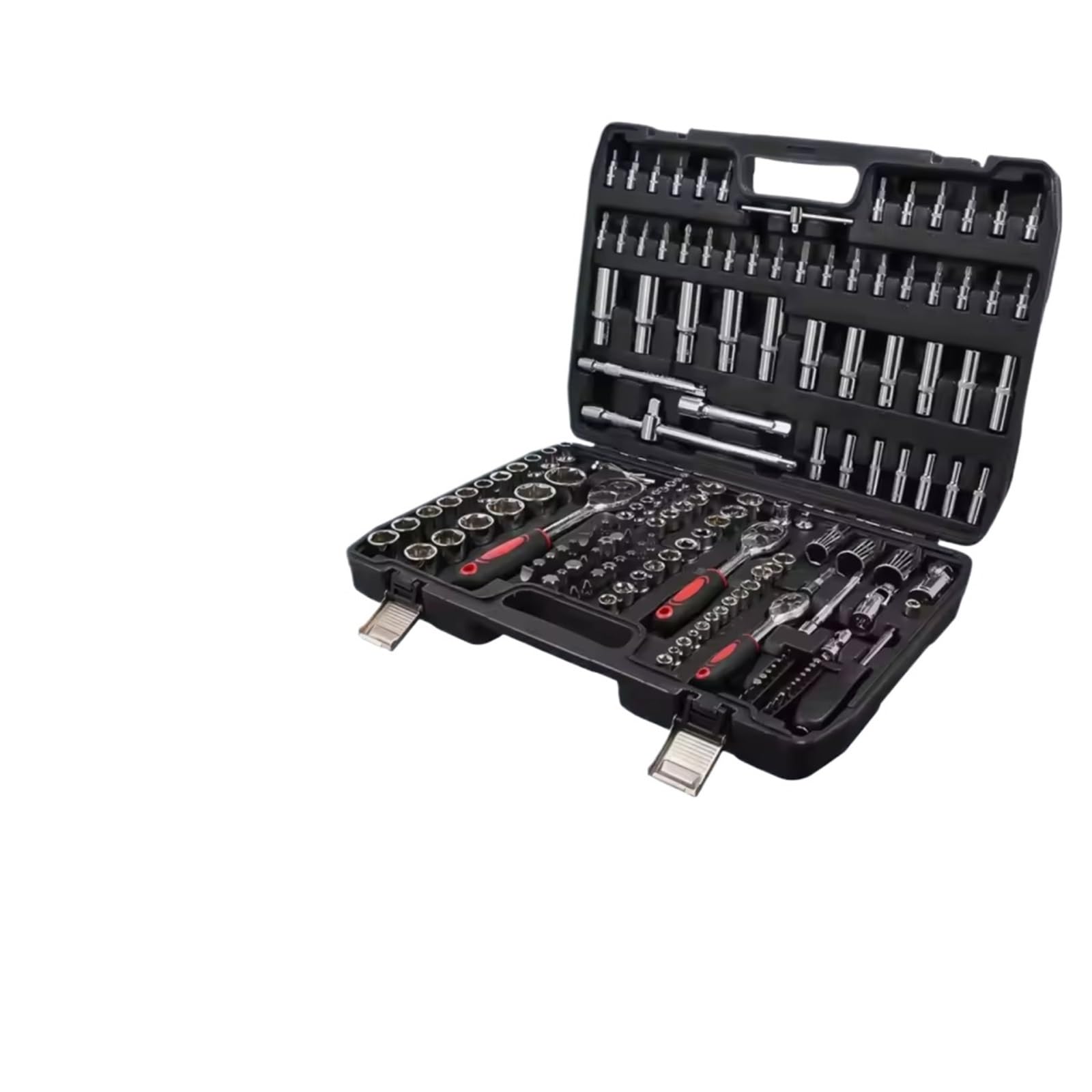 Maletín herramientas multiusos 171 Uds. Herramienta Reparación Automóviles Con Enchufe 1/4 "Llave Trinquete Toma Reparación Mecánica Y Automotriz Para Reparación Automóviles