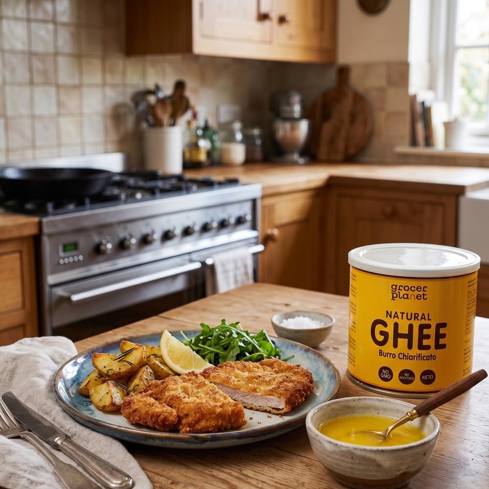 Mantequilla de Ghee Grocer Planet 500g Clarificada Natural Ayurvédico