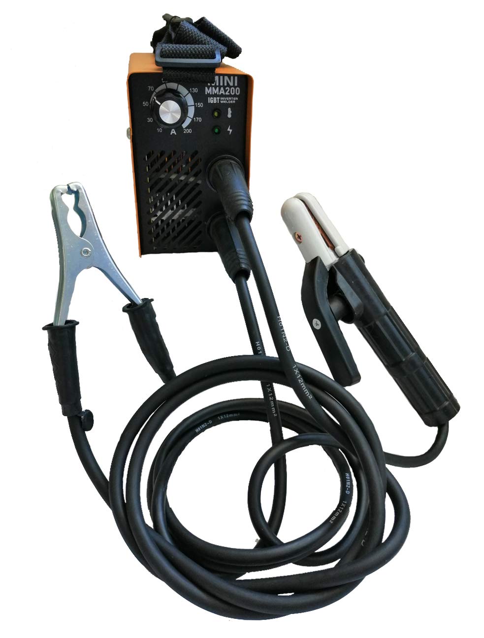 Máquina de Soldar Soldador de Arco Portátil Inversor IGBT Soldadora Inverter MINI MMA-200