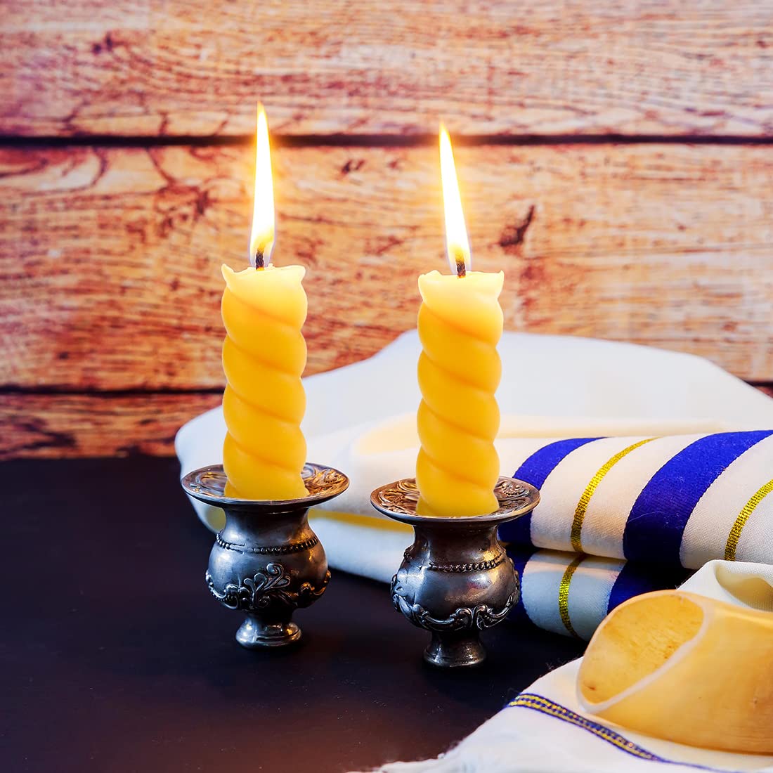 DEYBBY Velas de cera de abejas virales pequeñas naturales, sin goteo y sin humo de 5 pulgadas, juego de 12 velas altas para decoración del hogar y regalo en cualquier ocasión