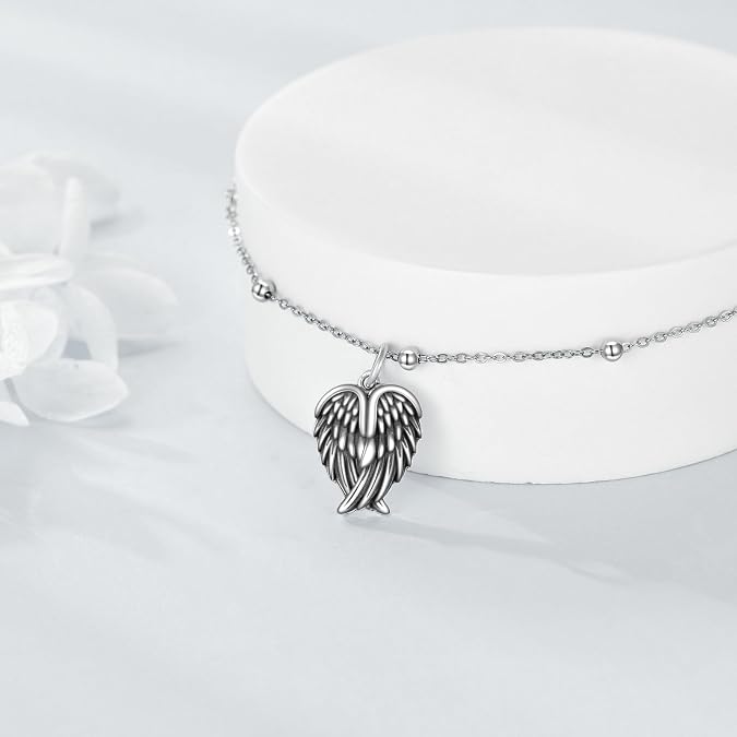 YFN Compass/Flower/Dog/Cat/Hummingbird/Cardinal/Tree of Life/Cat Animal Bracelets Sterling Silver Adjustable Bracelet Jewelry Gifts for Women 7+2