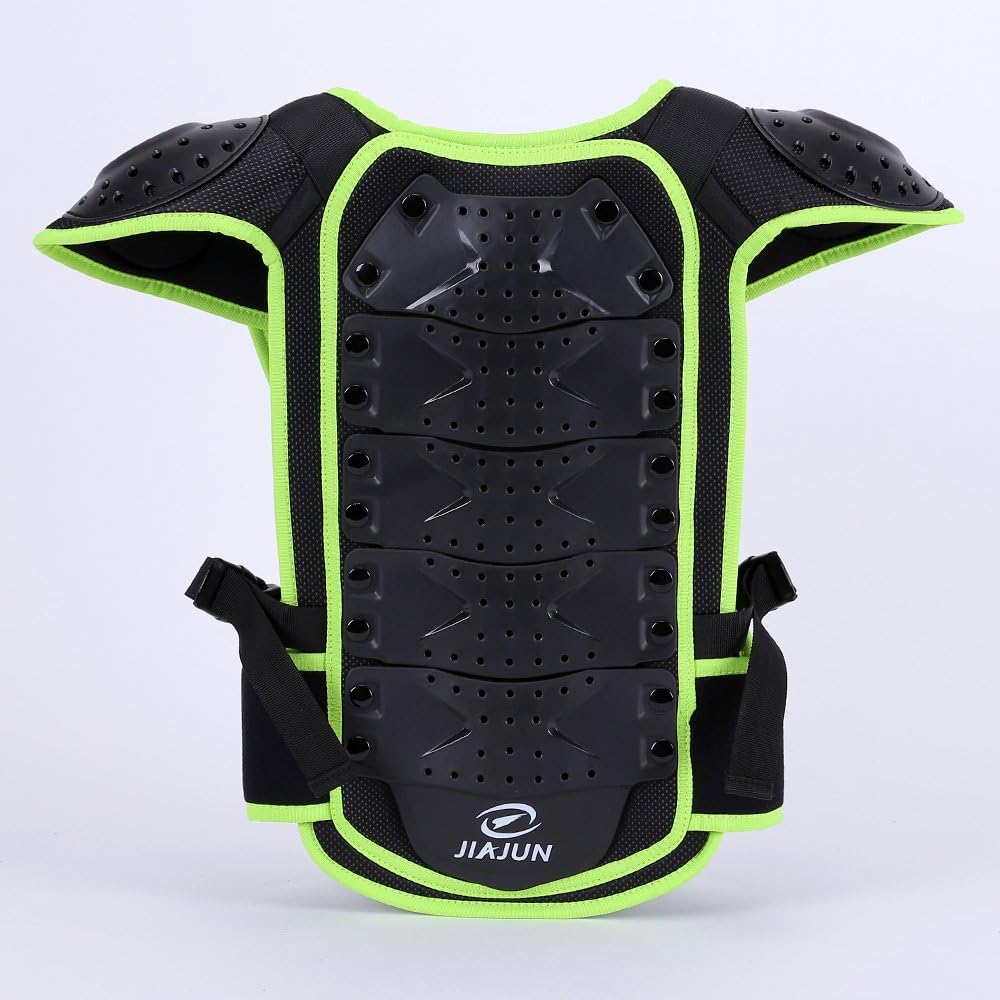 JIAJUN Children Bicycle Motorcycle Armor Armor Vest Back Protector Men’s Armored Street Racing Motorcycle Jacket