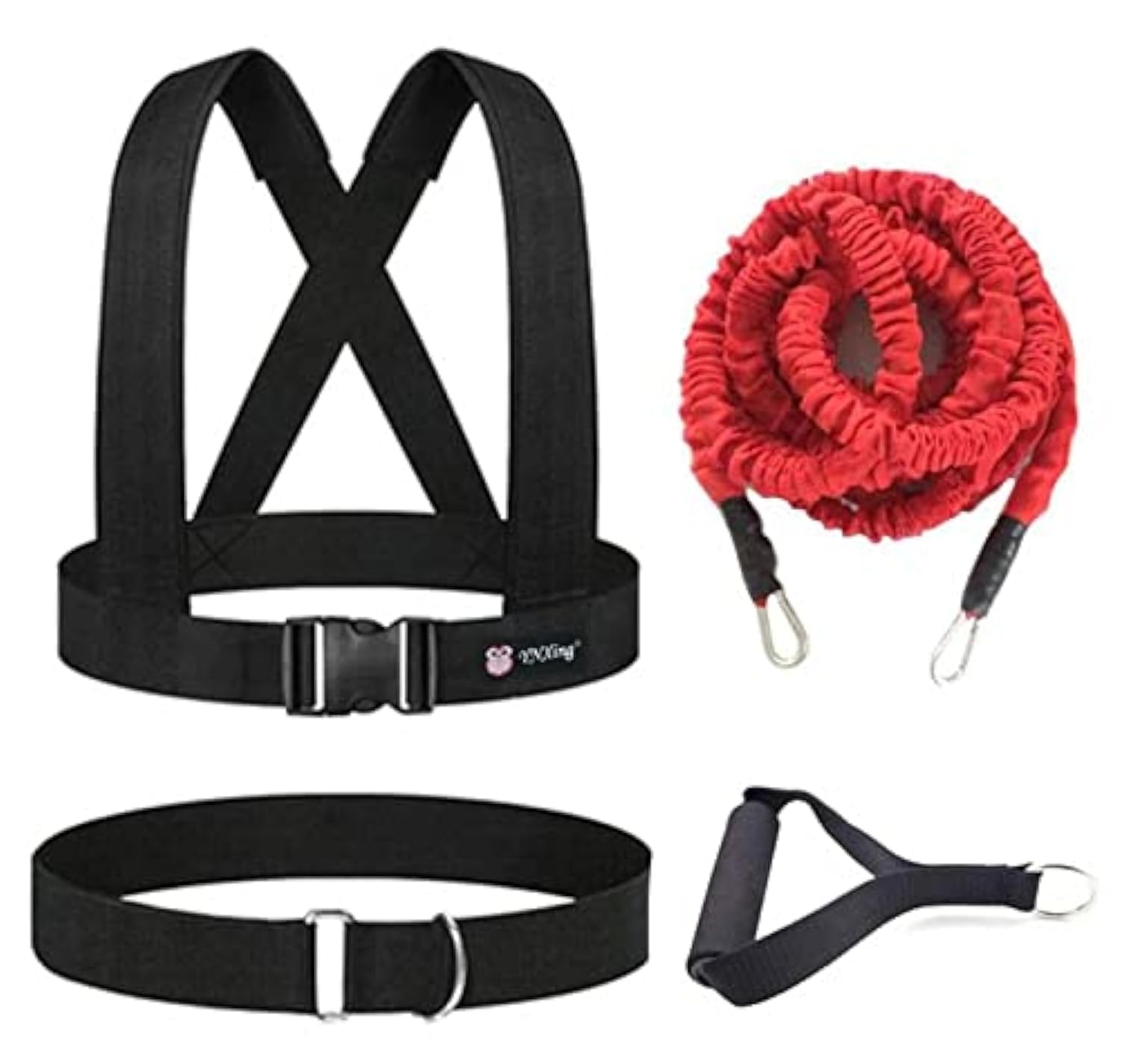YNXing Resistance Training Rope Explosive Force Bounce Physical Training Resistance Rope Improving Speed, Stamina and Strength