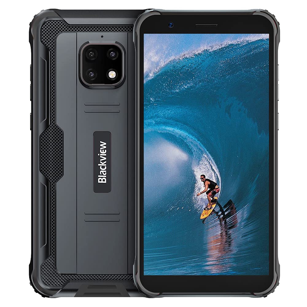Rugged Smartphone Unlocked, Blackview BV4900Pro 4G Dual SIM Unlocked Cell Phone, 4GB+64GB, IP68 Wate