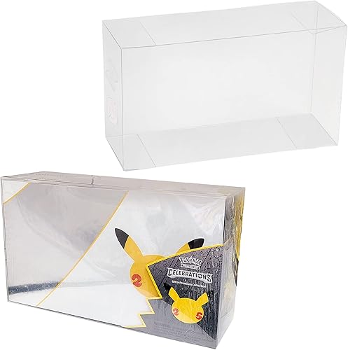 EVORETRO UPC Box - Estuche para celebraciones de Pokémon Ultra-Premium Collection 0.018 in de grosor transparente, protector apilable de plástico
