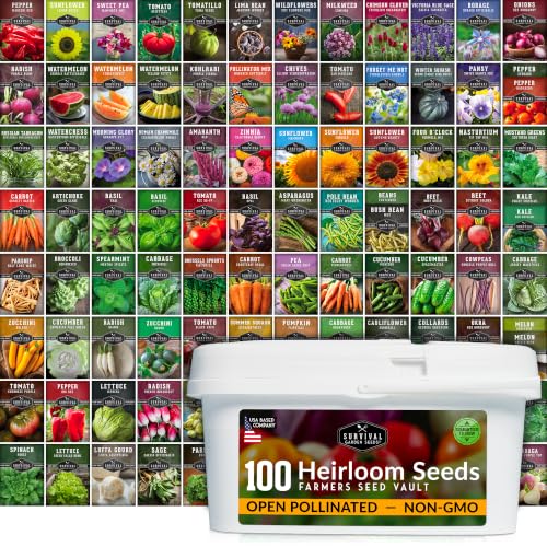 Survival Garden Seeds 100 Pack