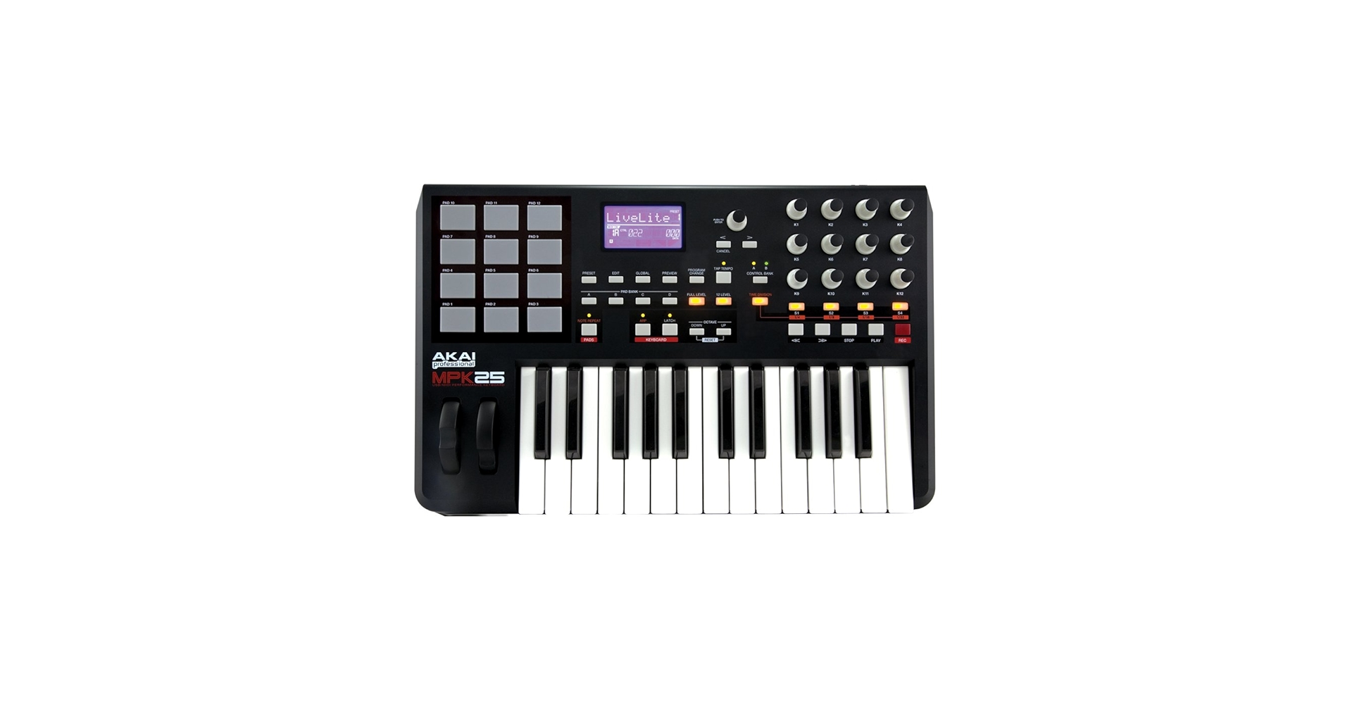 【極美品】AKAIMPKminiplay25鍵MIDIコントローラー ケース付き Amazon | Akai Professional USB MIDIキーボードコントローラー