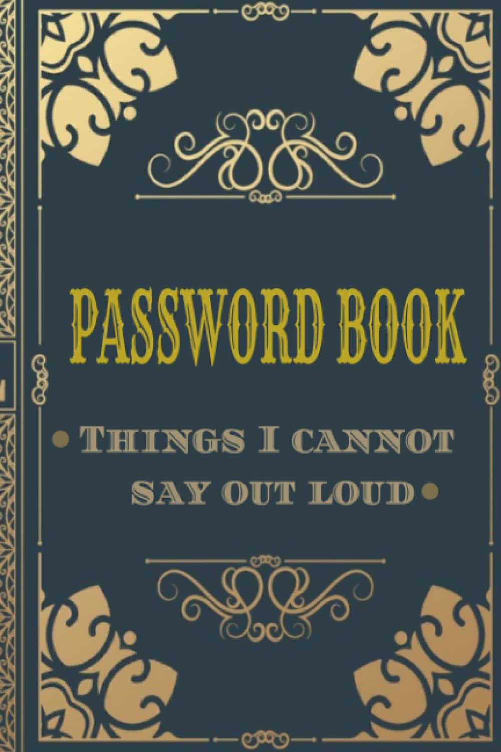 Password Book Vintage Book Design: Password & Pin Number & internet adresses Organizer journal