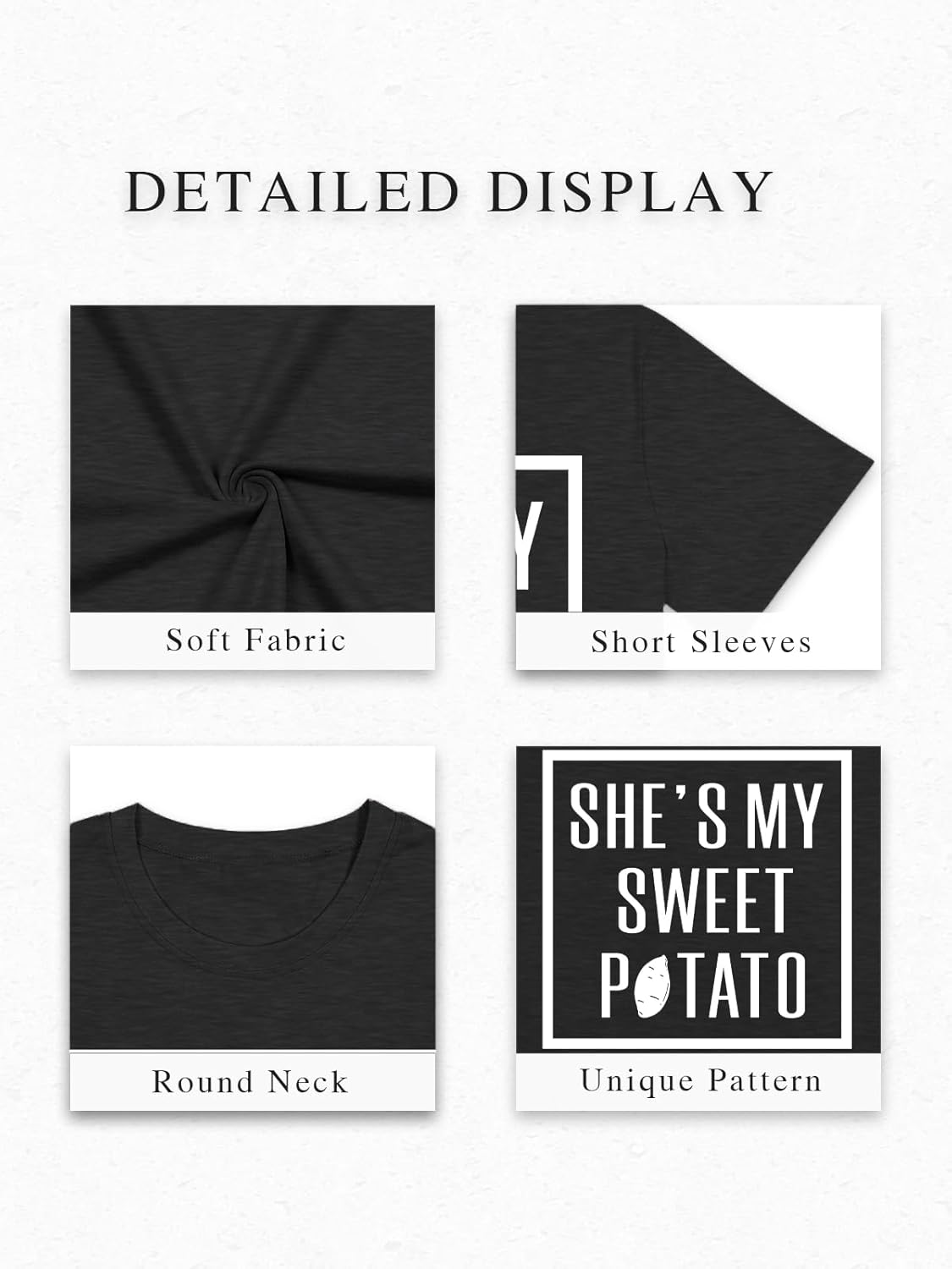 Shes My Sweet Potato I Yam Shirts His and Hers Matching Outfits Couples Thanksgiving Shirt - Image 4