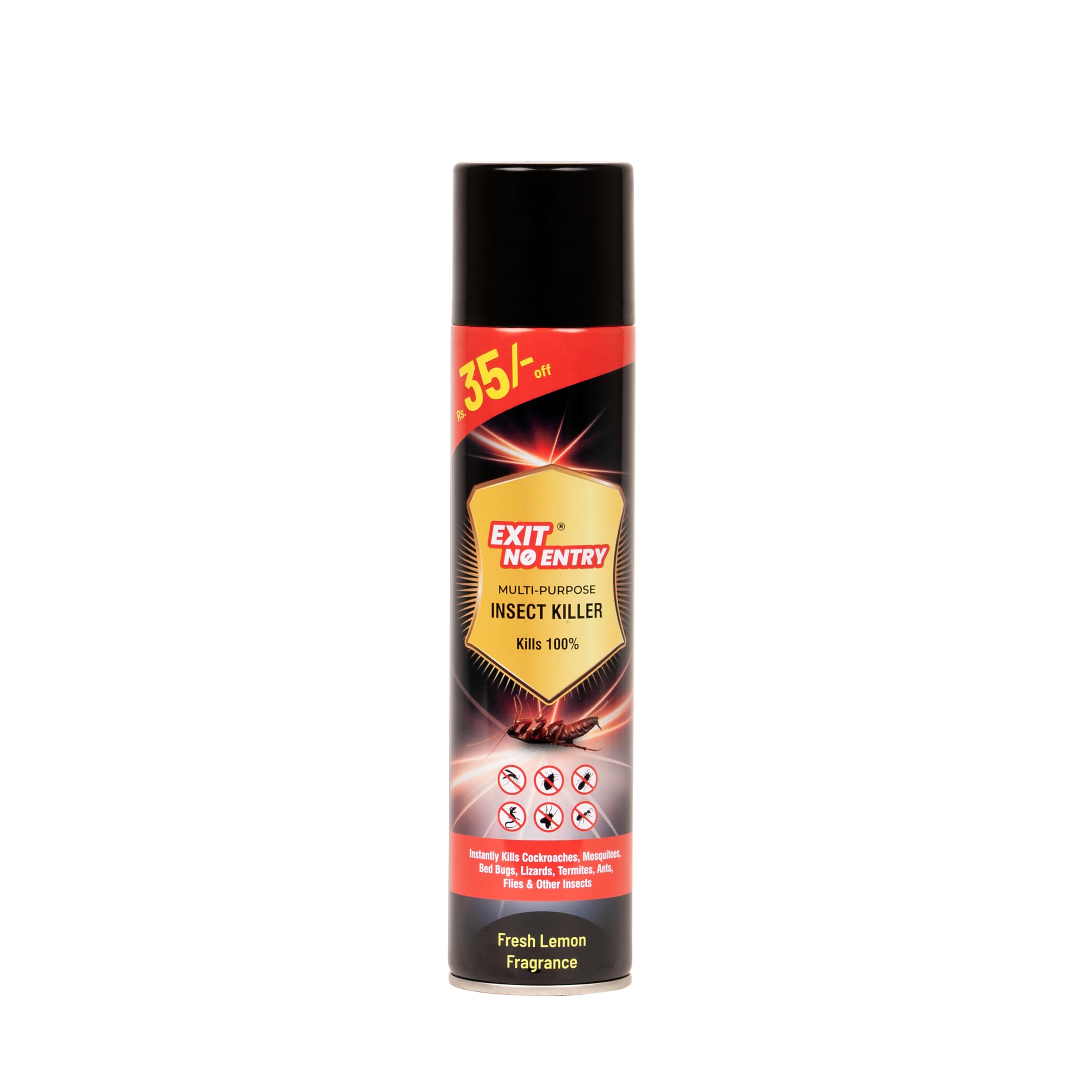 Multipurpose Insect Killer Spray - 320ml | Cockroaches, Bed-Bugs, Insects, Termites and Mosquito Repellent Spray | With Pleasant Fresh Lime Fragrance