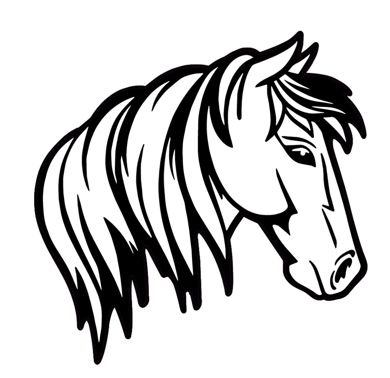 Imán de cabeza de caballo para coche que no daña la pintura ni deja residuos
