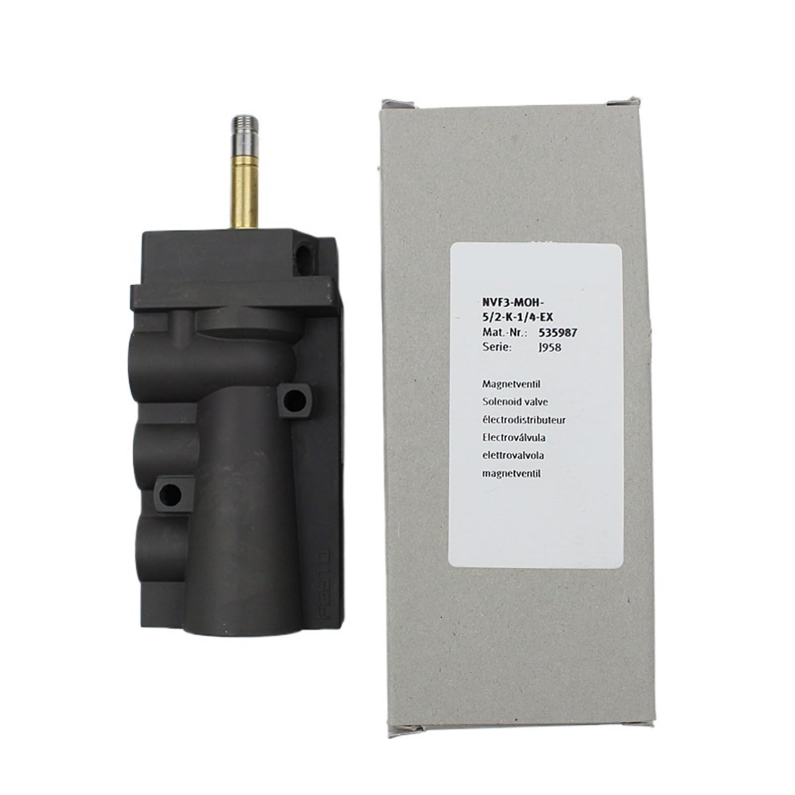 Électrovanne NVF3-MOH-5/2-K-1/4-EX 535987 contre les pertes de pression d'air