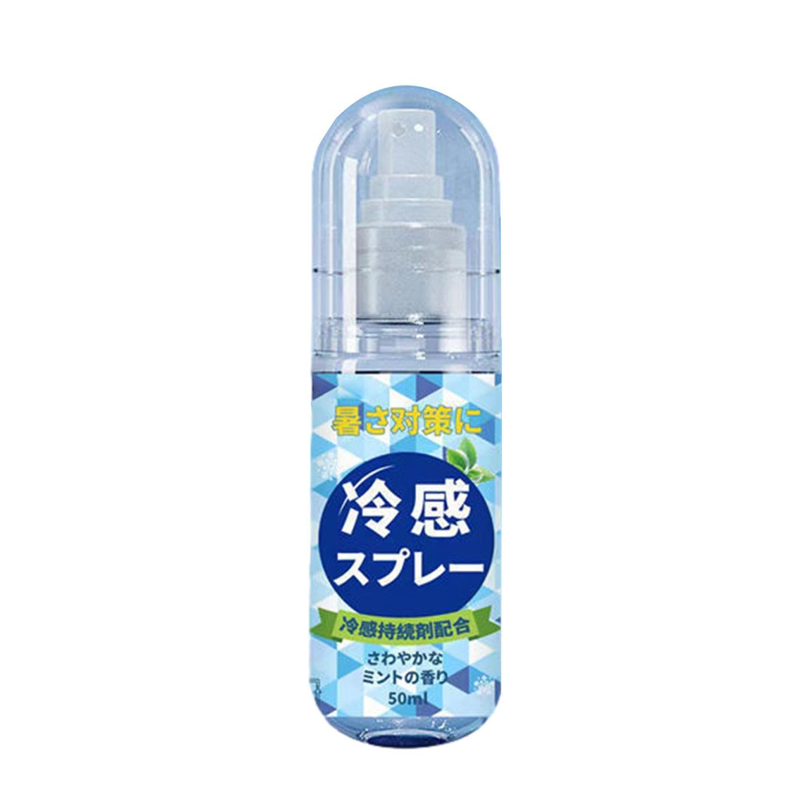 Cool Water Body Spray – Spray rinfrescante estivo idratante alla menta piperita – Bottiglia spray idratante portatile di lunga durata, fresco in estate, spray per sollievo dalle vampate di calore