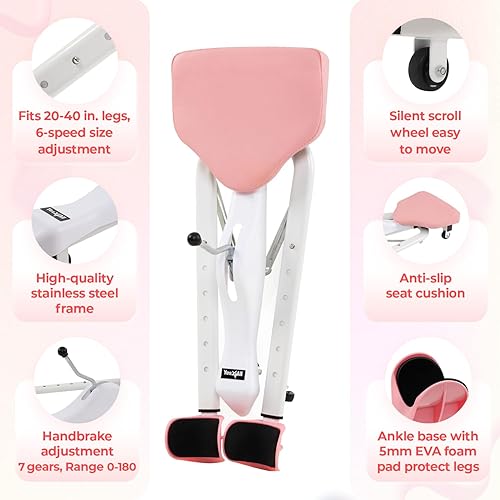 Miniatura 2 de Yes4All Máquina Estiradora de Piernas Divisoria para Flexibilidad Versátil 330 libras Resistente Mango Estrecho y Ancho con Agarre de Goma