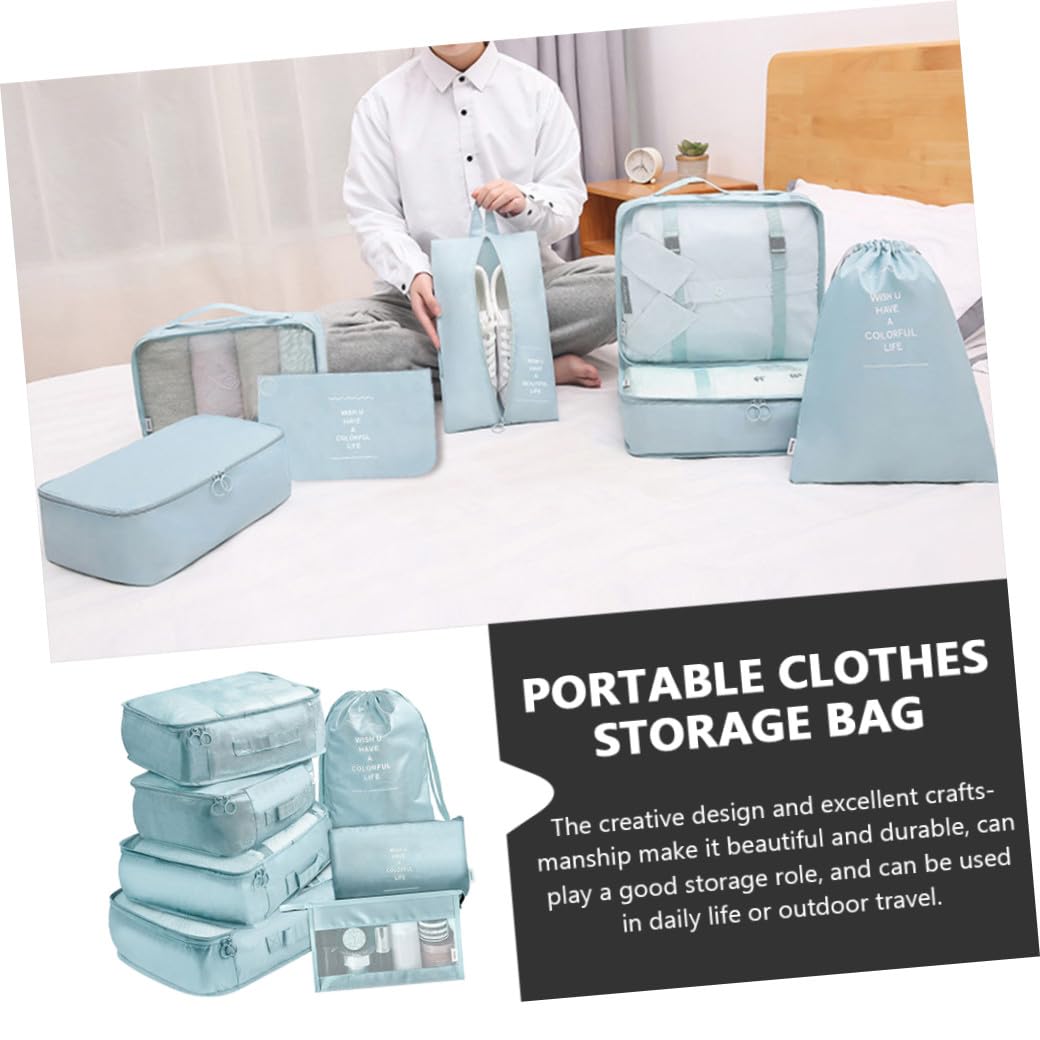 Uonlytech Porta Indumenti da Viaggio Borse Organizer Buste per Vestiti Custodie Intima Borse Articoli Toeletta Cosmetici Viaggio Viaggi Cerniera Chiusura Organizzazione Pratica