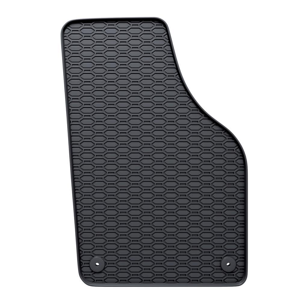 Mossa Tappetini auto in gomma compatibili con VW Volkswagen Tiguan I SUV (2007-2015) nero - tappeti gomma
