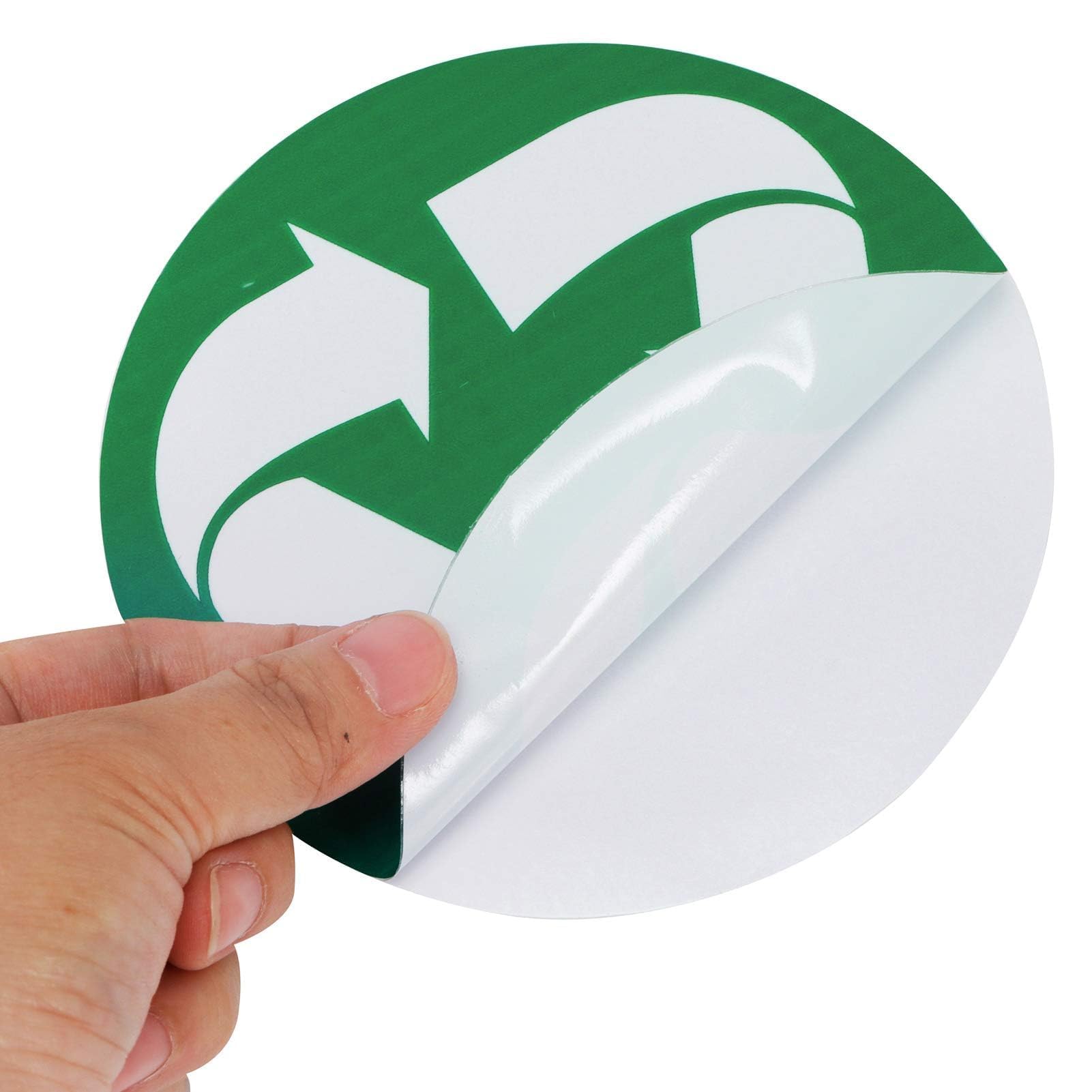 Autocollant de Recyclage HERCHR, Pack de 18 Autocollants Vinyle pour Poubelle Intérieur Extérieur