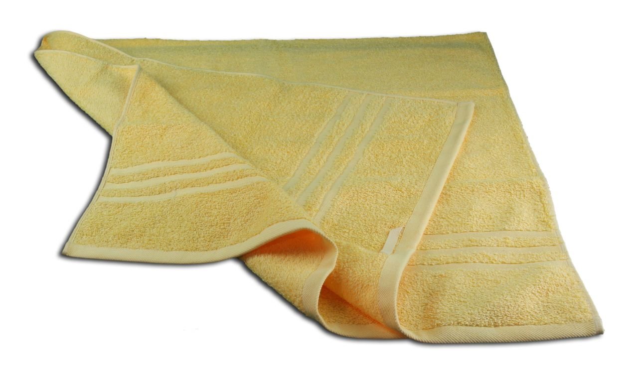 Gözze - Elegant Bath Towel, Sylt, 100% Cotton, Heavy Weight (440 g/m²), 100 x 150 cm - Gold - Image 3