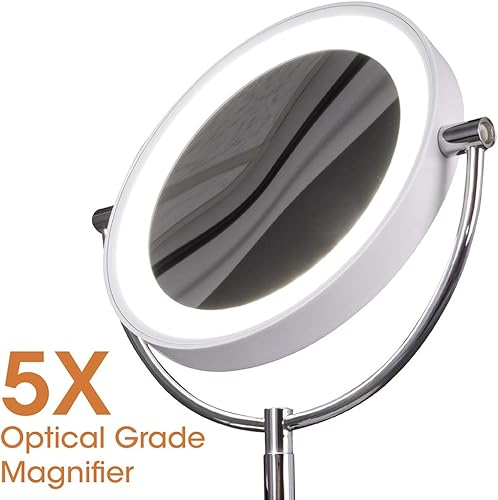 Miniatura 6 de Ottlite Espejo de maquillaje LED de carga inalámbrica - Luz de aumento iluminada con puerto USB