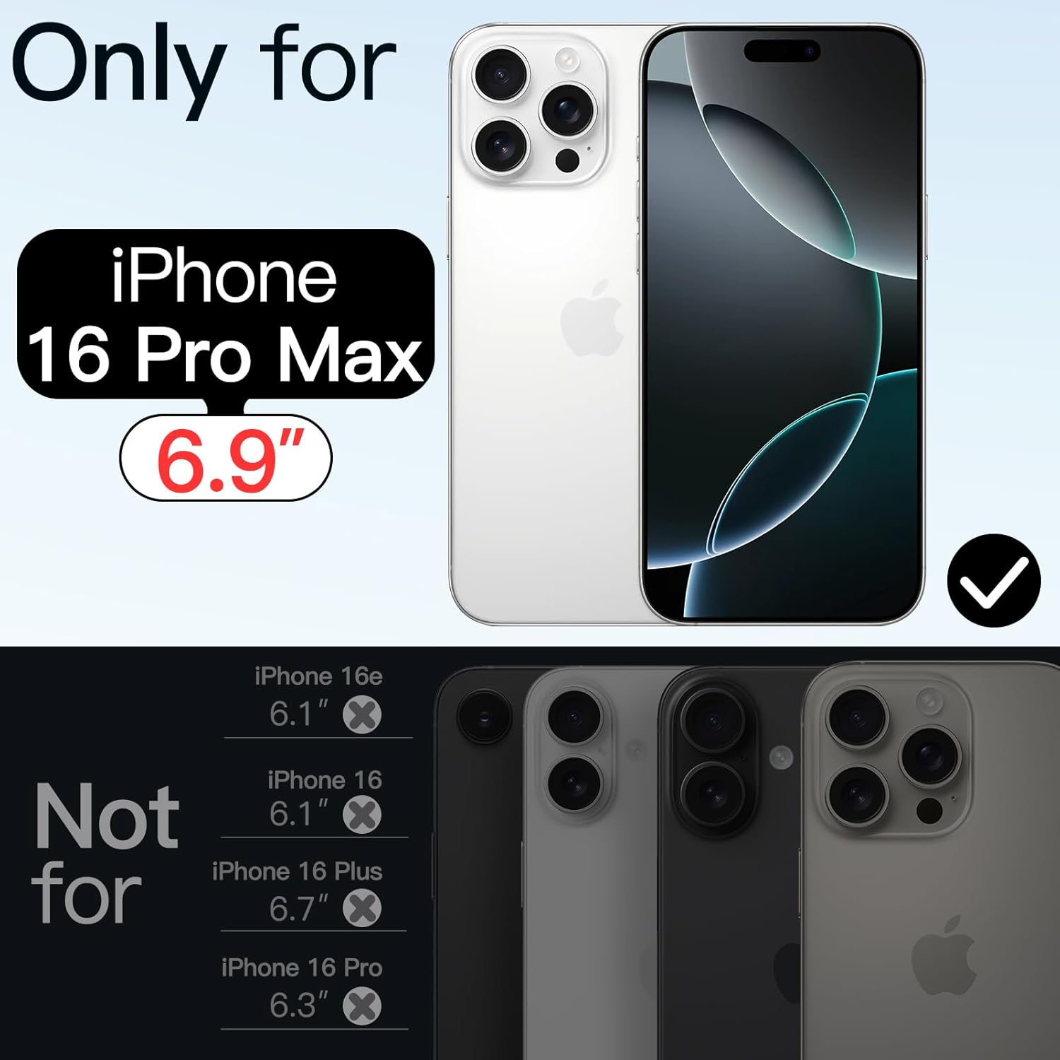 JETech Iridescent Case for iPhone 16 Pro Max 6.9-Inch with Camera Control Capture Button, Compatible with MagSafe, Cute Unique and Aesthetic Design, Colorful Translucent Cover (Iridescent) - Image 2